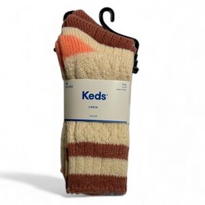 Keds Women's Ultra Soft 4 Pack Crew Socks